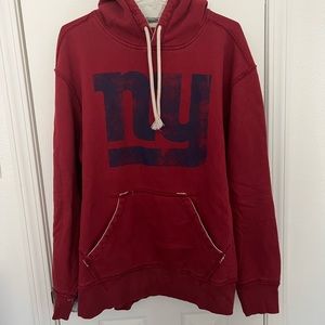 Maroon New York Giants Hoodie